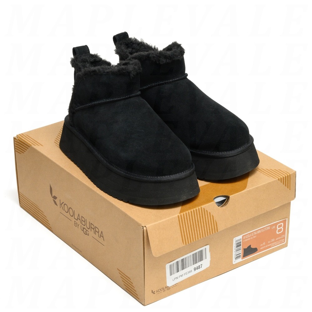 Koolaburra by UGG Women's Sz 8 Koola Ultra Mini Platform Faux Fur Boots 1167970 - Picture 2 of 10